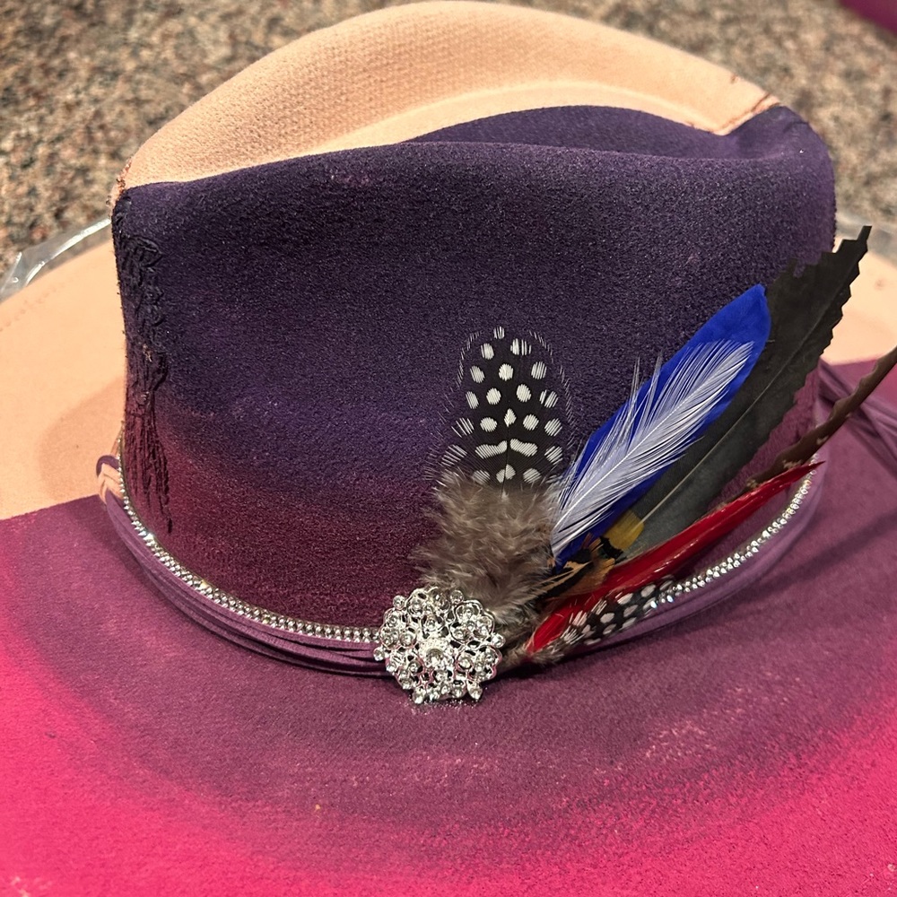 Custom Fedora Burnt Hat